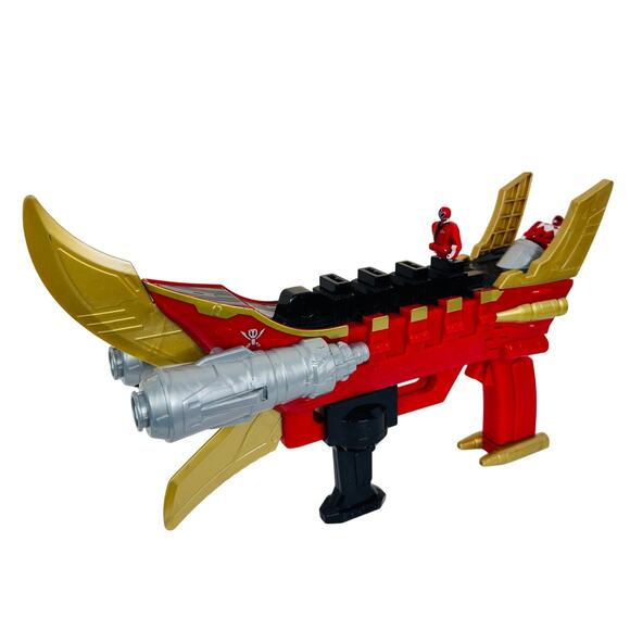 5 for $25| Bandai Power Rangers Super Mega Force Blaster Cannon Gun, 2 Keys - Picture 1 of 6